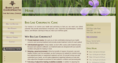 Desktop Screenshot of basslakechiropractic.com